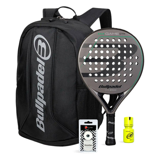 PACK BULLPDEL GAME CTR GRIS MOCHILA AVANT 2 DRY GRIP