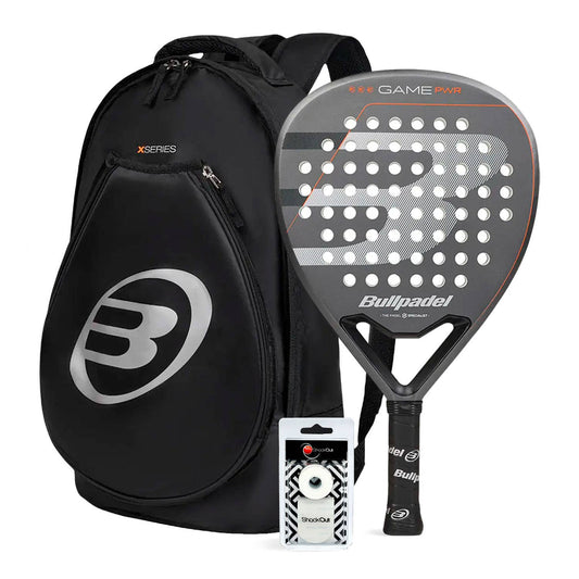 PACK BULLPDEL GAME PWR GRIS MOCHILA TOUR NEGRO