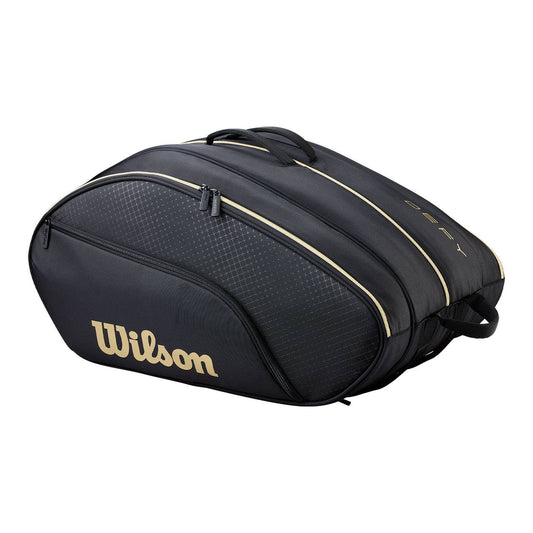 PALETERO WILSON DEFY V1 PADEL BLACK/GOLD WR8914201