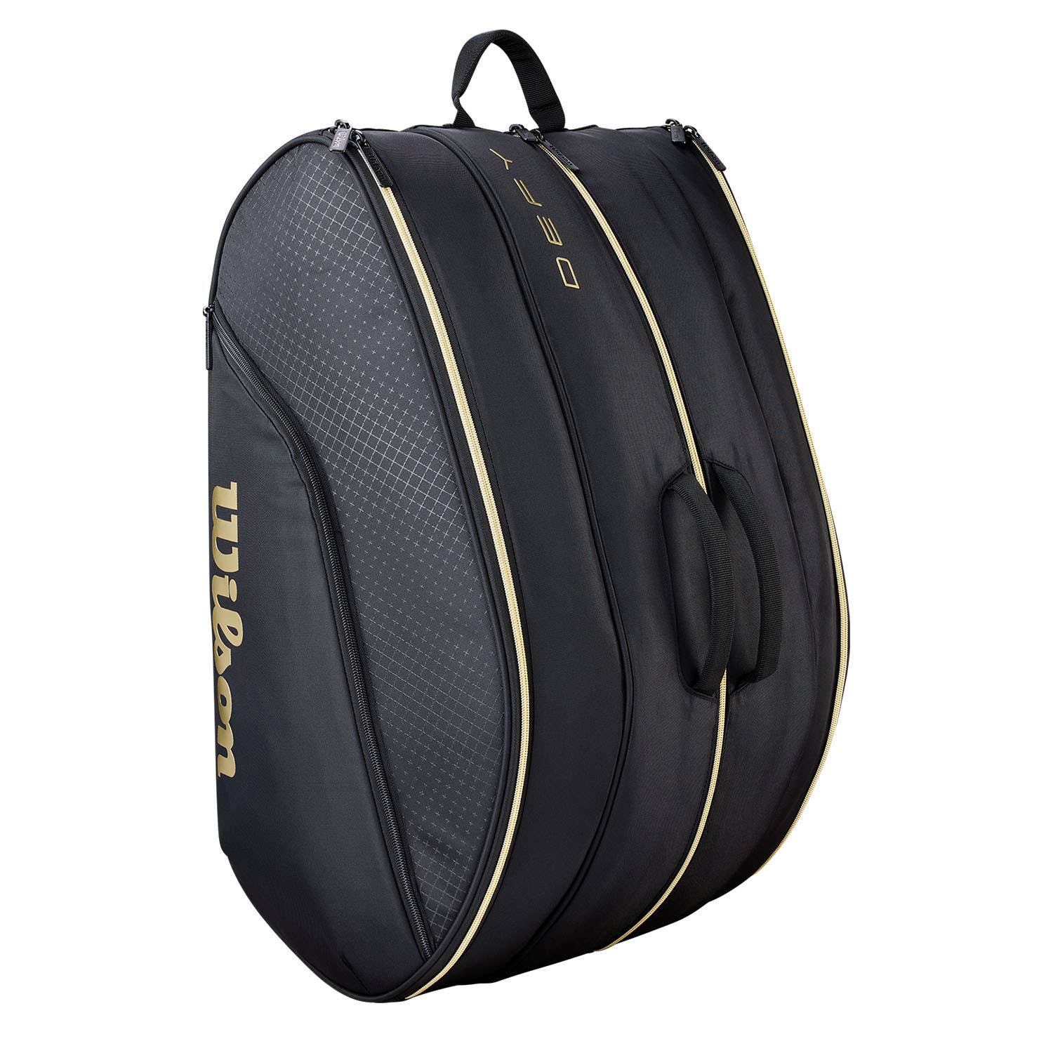 PALETERO WILSON DEFY V1 PADEL BLACK/GOLD WR8914201