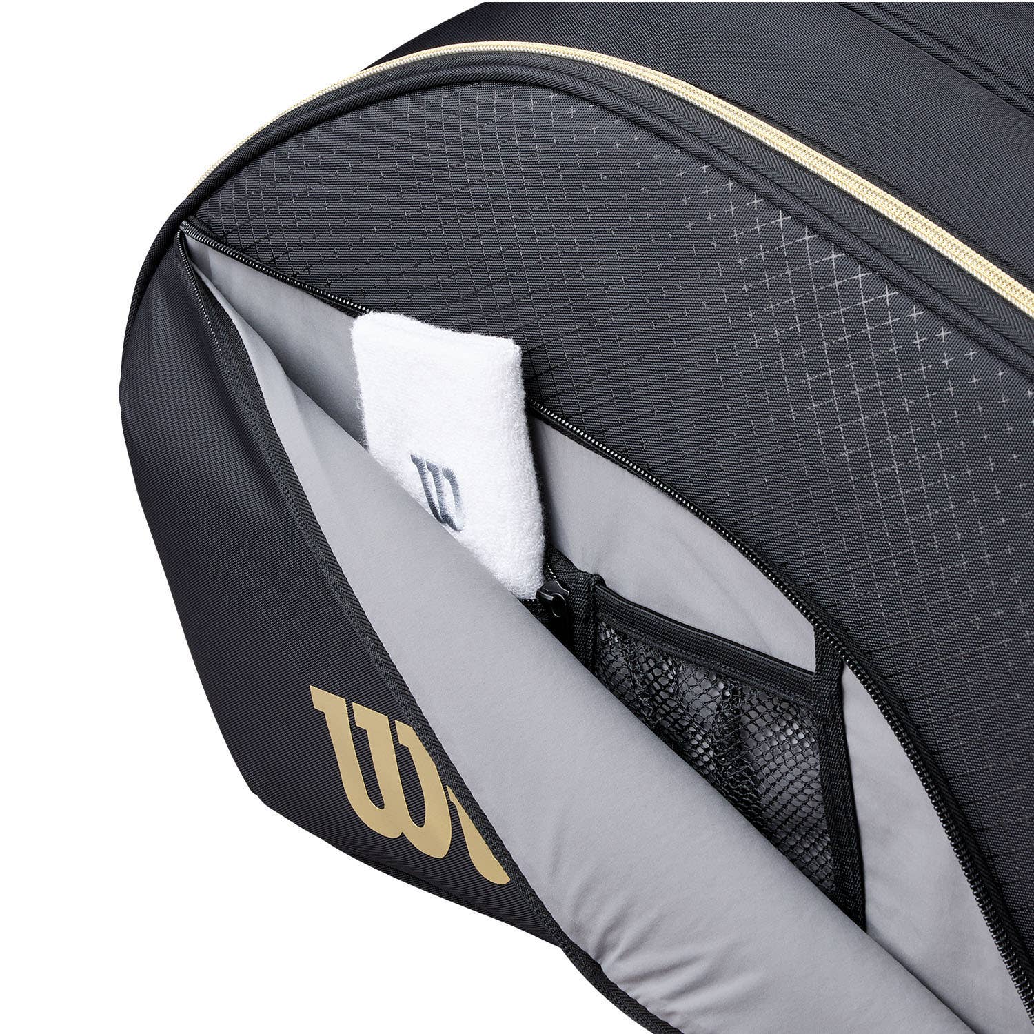 PALETERO WILSON DEFY V1 PADEL BLACK/GOLD WR8914201