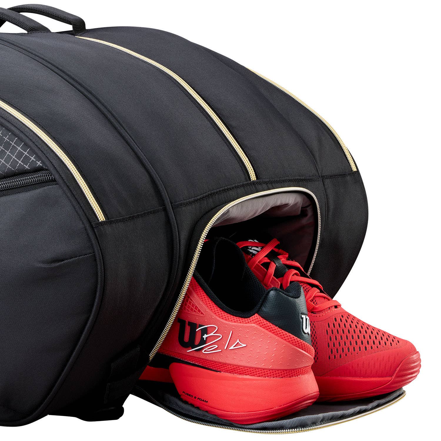 PALETERO WILSON DEFY V1 PADEL BLACK/GOLD WR8914201
