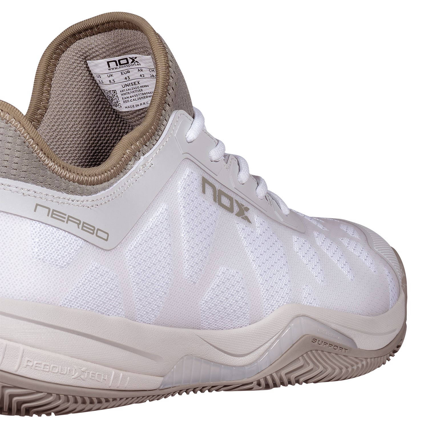 NOX NERBO BLANCO/MARRÓN UNISEX CAL26NERWHVE