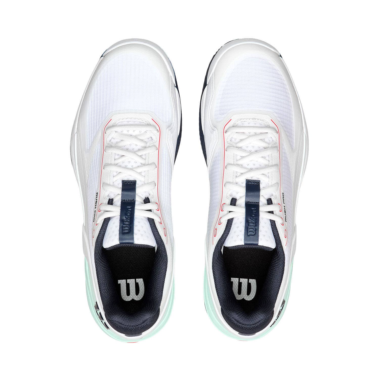 WILSON RUSH PRO 5 CLAY BLANCO/TURUQESA WRS338540