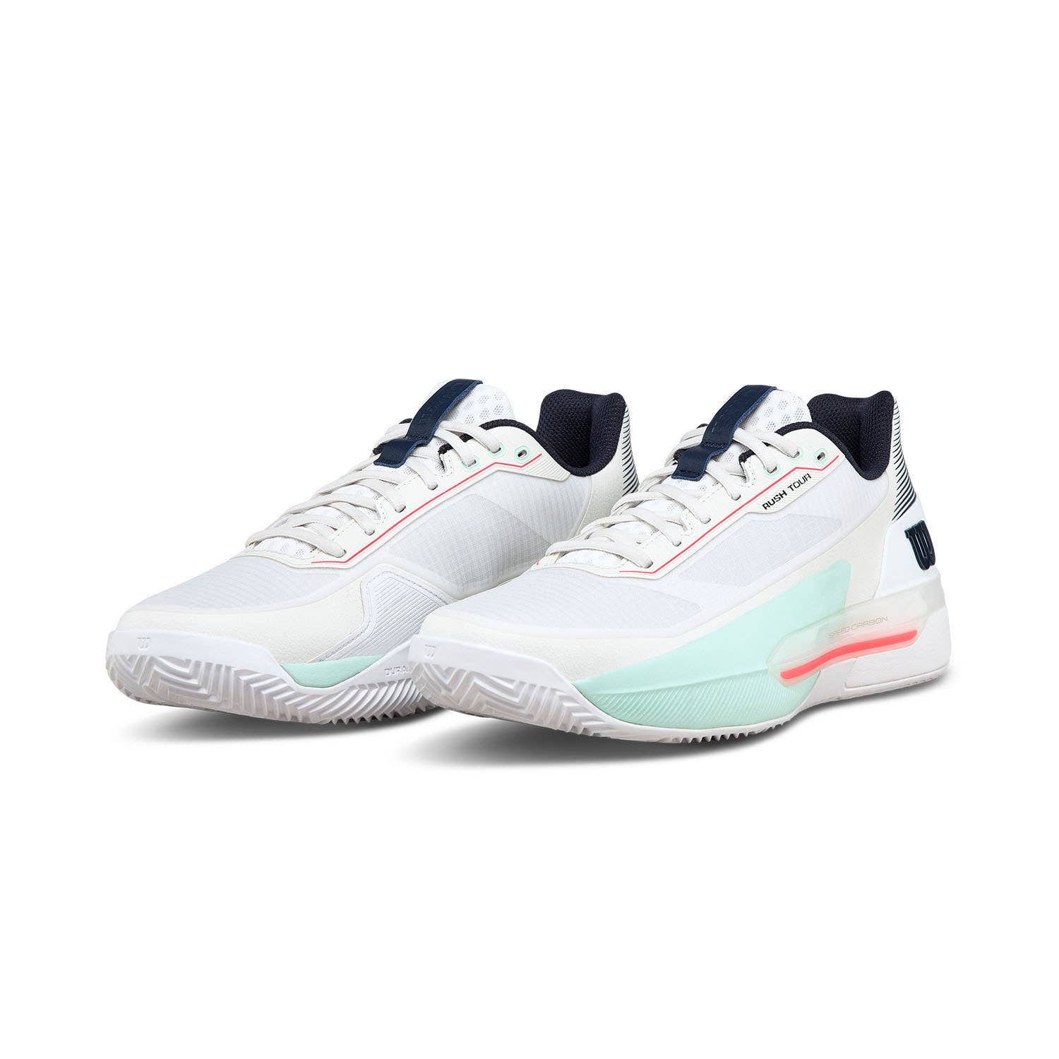 WILSON RUSH TOUR 5 CLAY BLANCO/TURQUESA/CORAL WRS338260