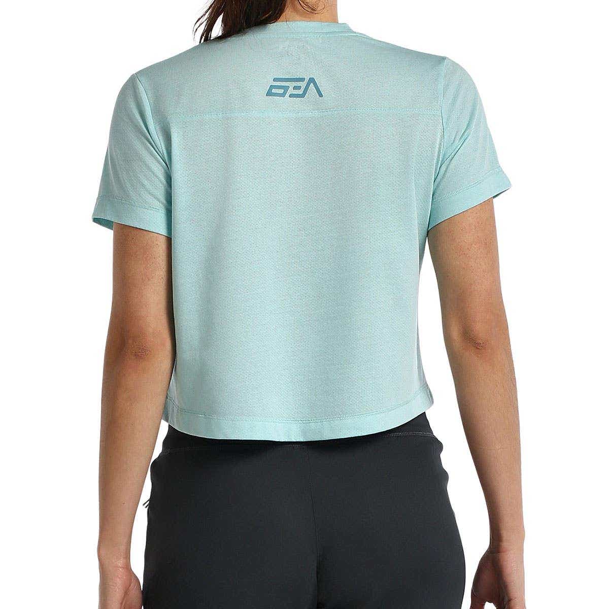 CAMISETA BULLPADEL BAGAN MUJER AZUL CELESTE