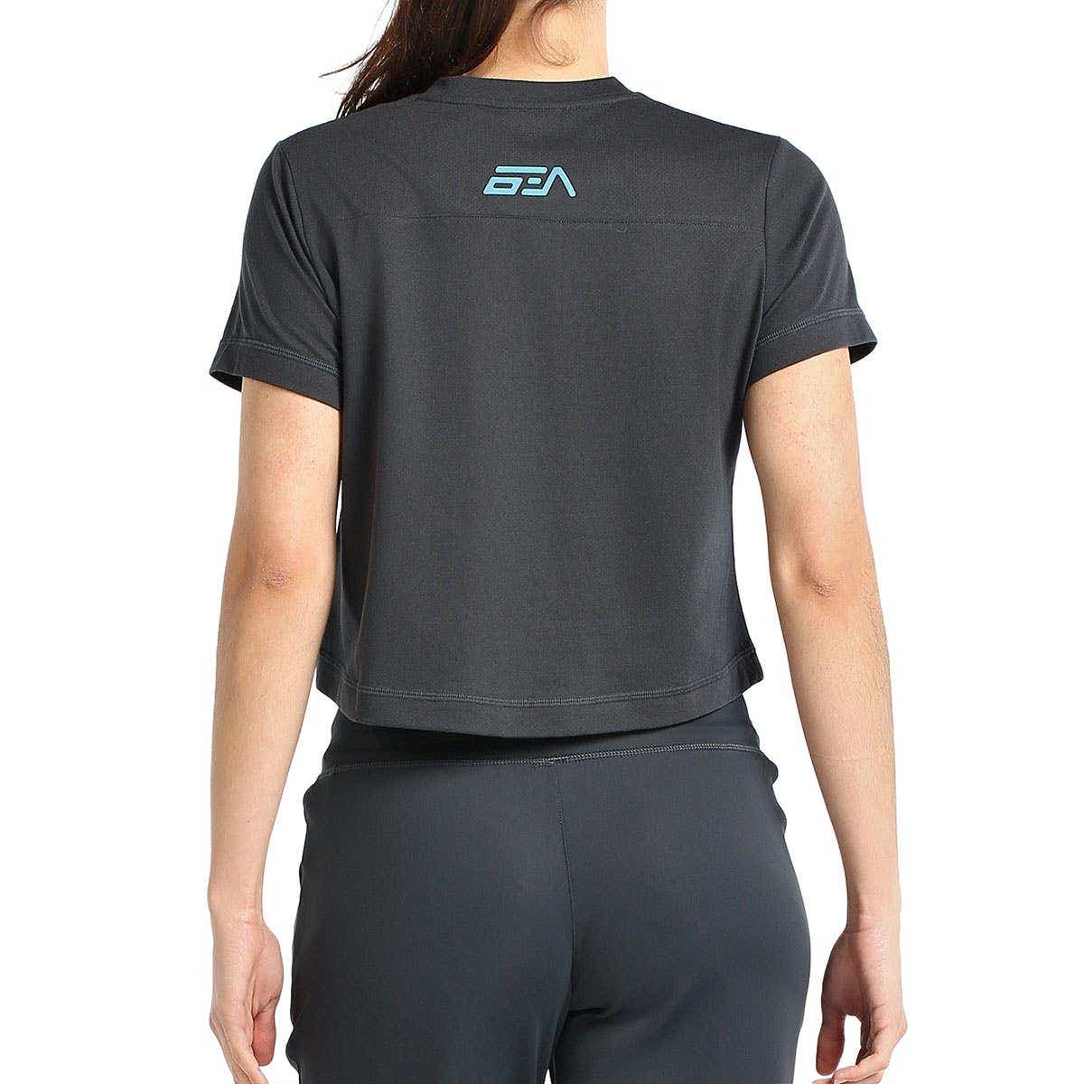 CAMISETA BULLPADEL BAGAN MUJER NEGRO