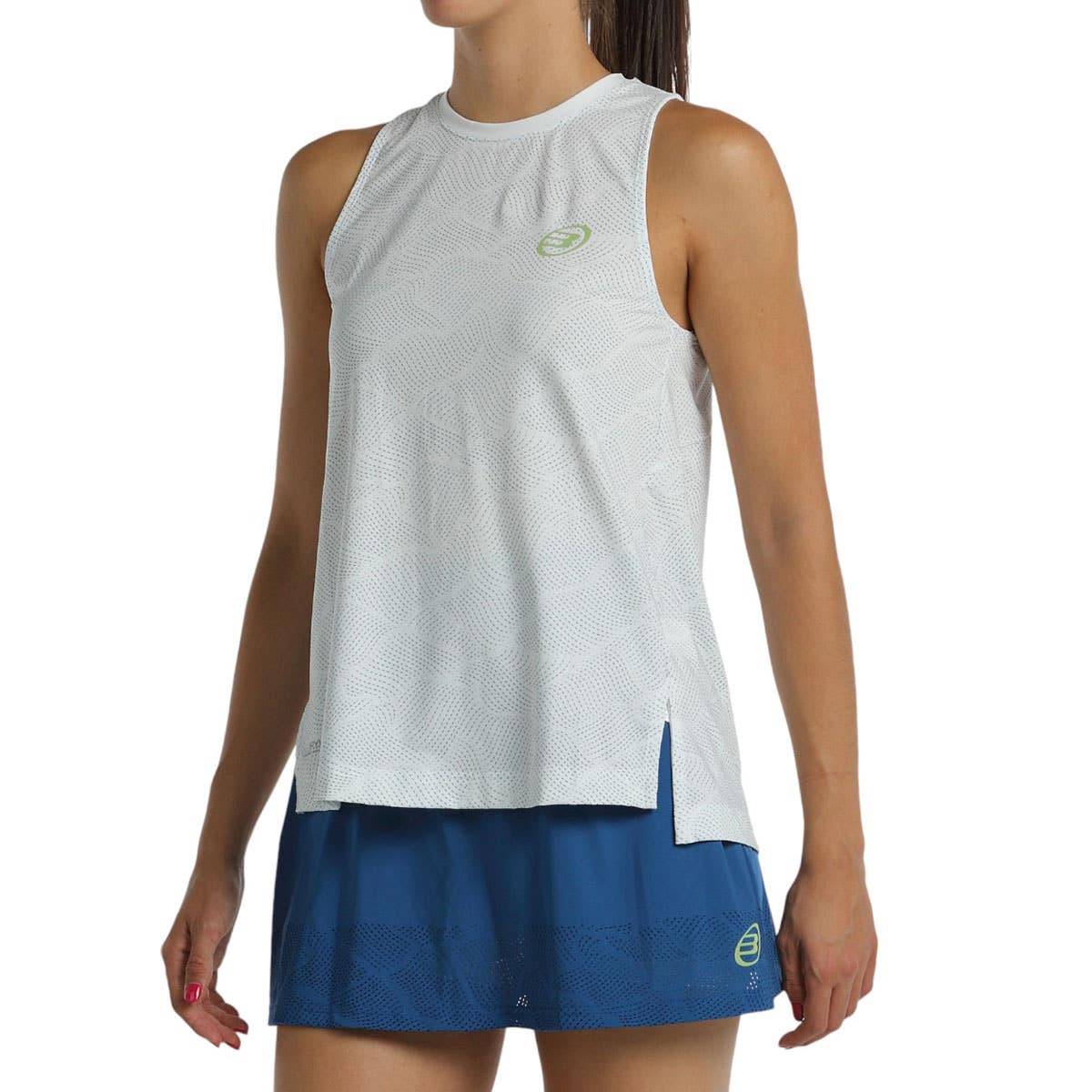 CAMISETA BULLPADEL BATEA MUJER BLANCO