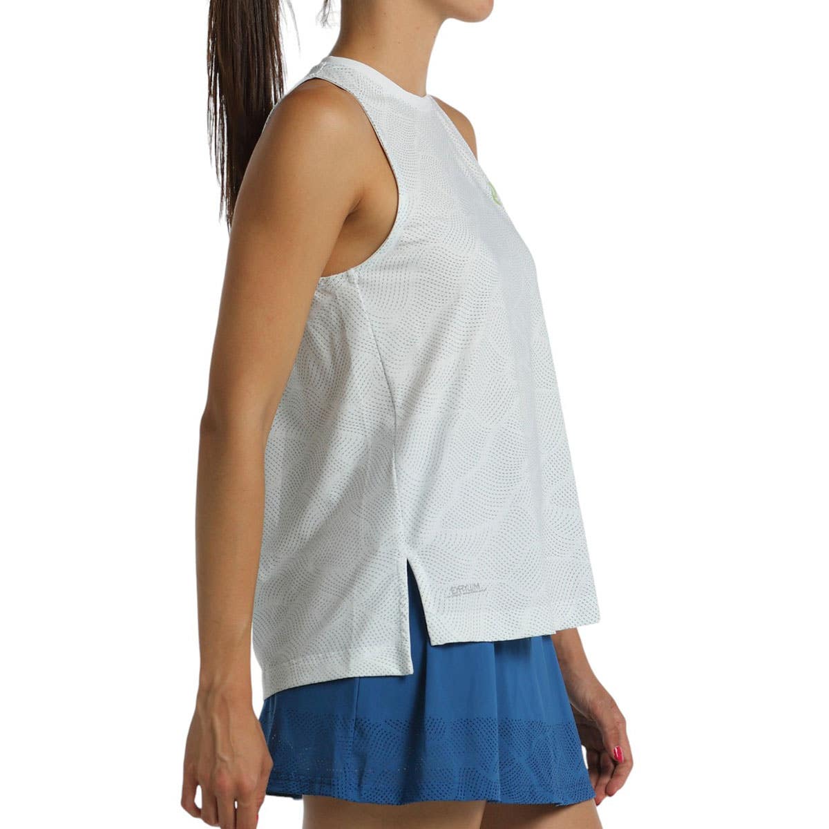 CAMISETA BULLPADEL BATEA MUJER BLANCO