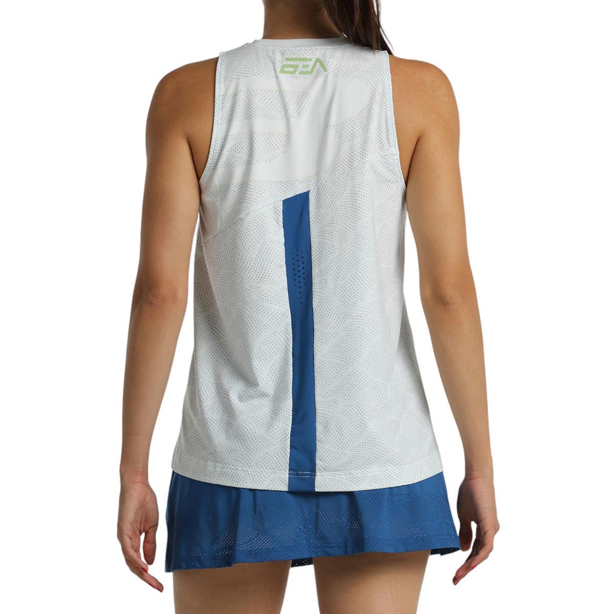 CAMISETA BULLPADEL BATEA MUJER BLANCO