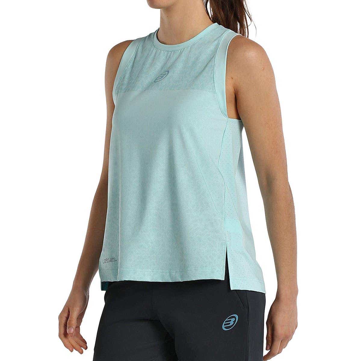 CAMISETA BULLPADEL BRAZA MUJER SKY AZUL