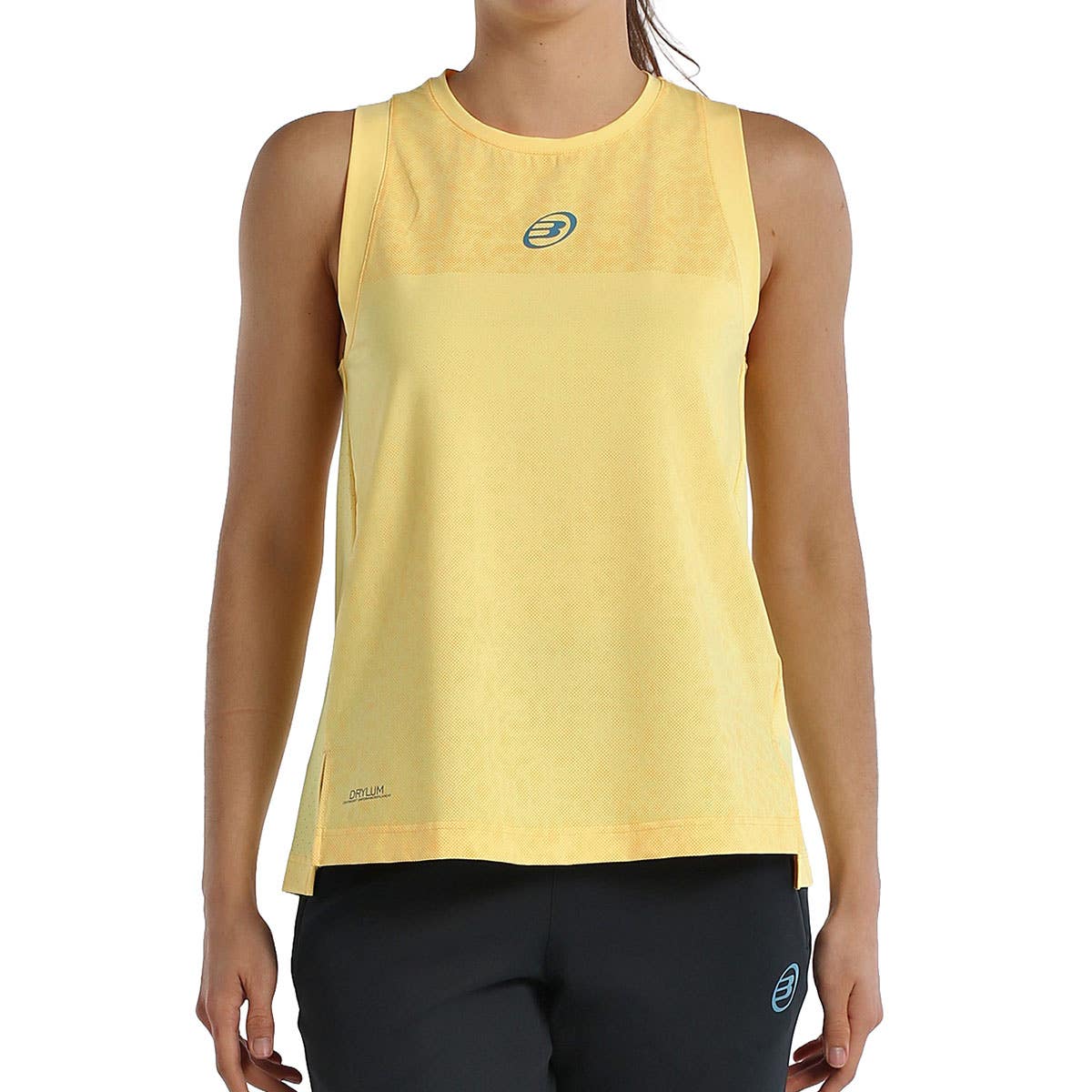 CAMISETA BULLPADEL BRAZA MUJER AMARILLO