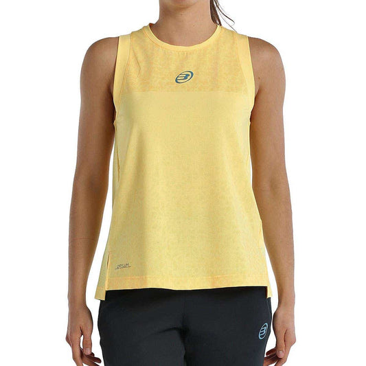 CAMISETA BULLPADEL BRAZA MUJER AMARILLO