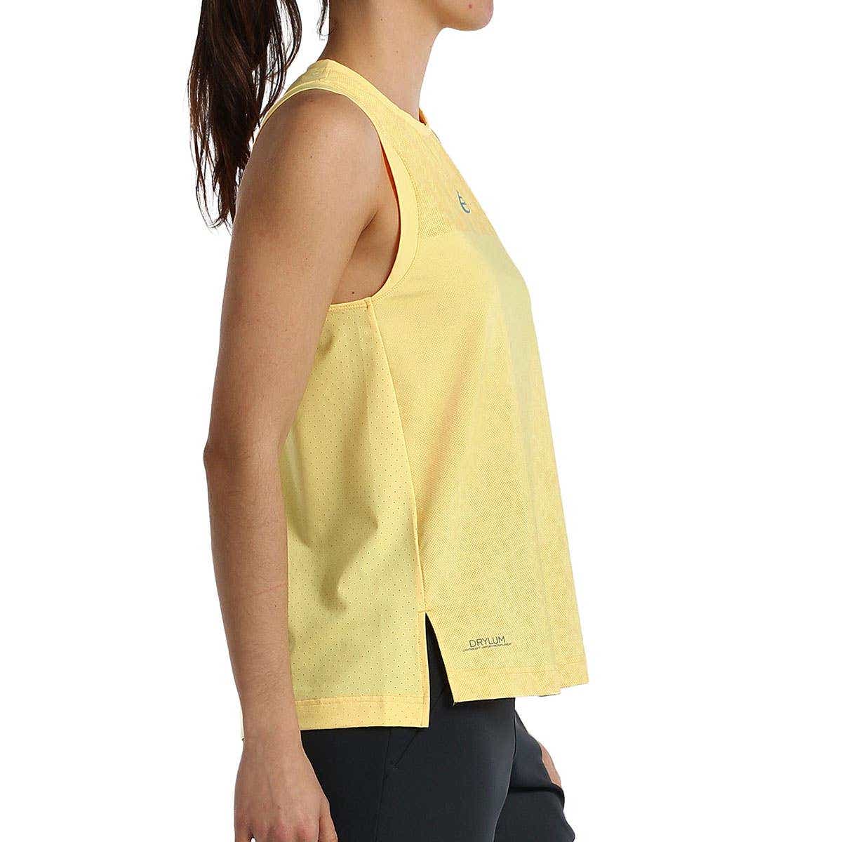 CAMISETA BULLPADEL BRAZA MUJER AMARILLO