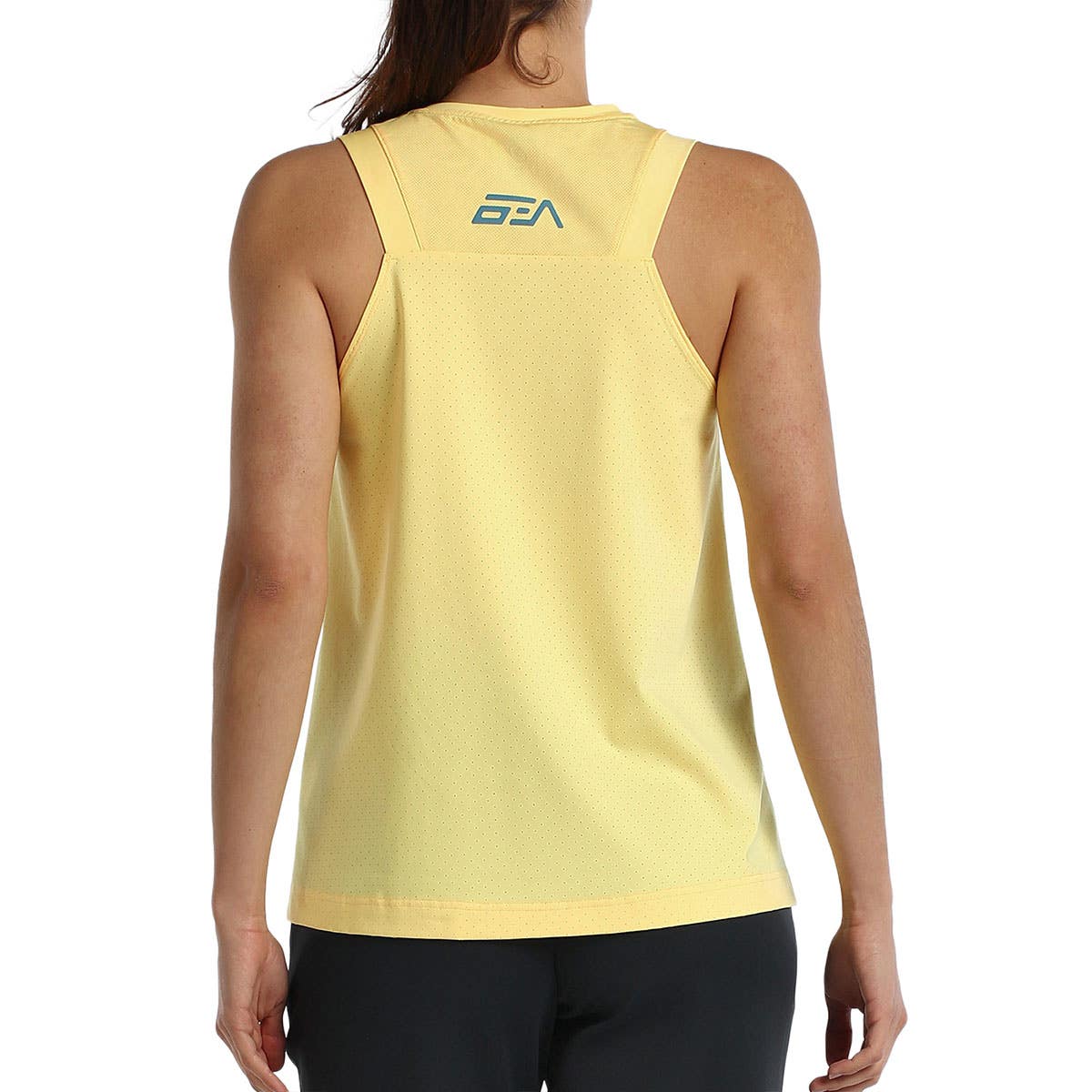 CAMISETA BULLPADEL BRAZA MUJER AMARILLO