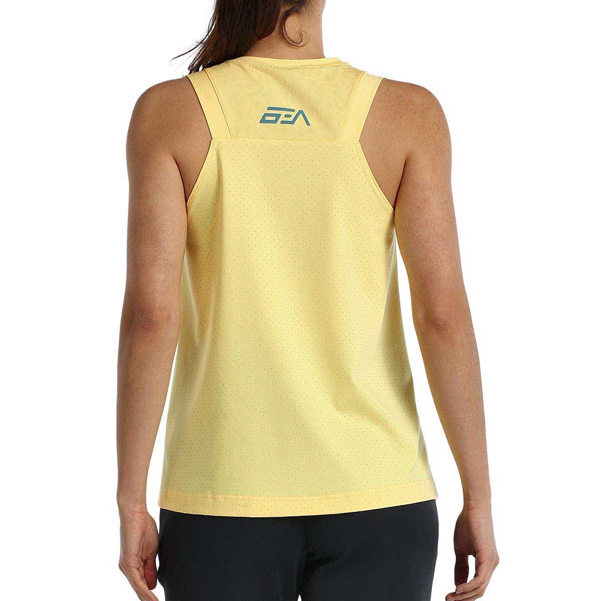 CAMISETA BULLPADEL BRAZA MUJER AMARILLO