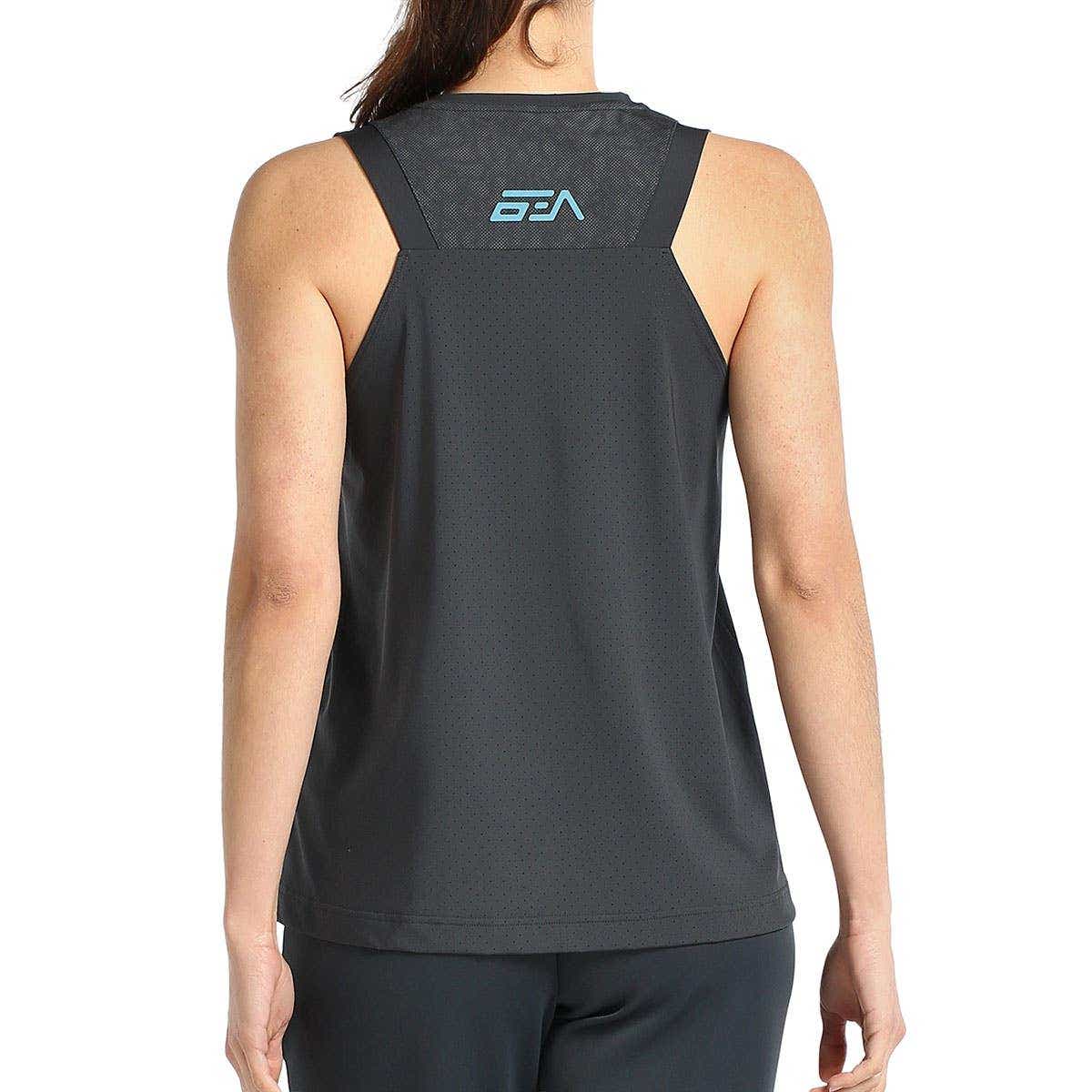 CAMISETA BULLPADEL BRAZA MUJER NEGRO