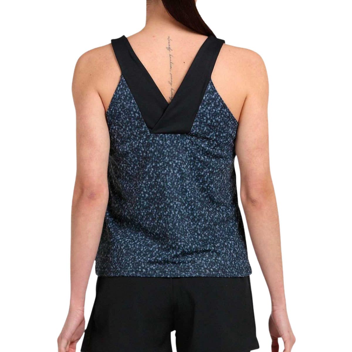 CAMISETA BULLPADEL BISAS MUJER NEGRO