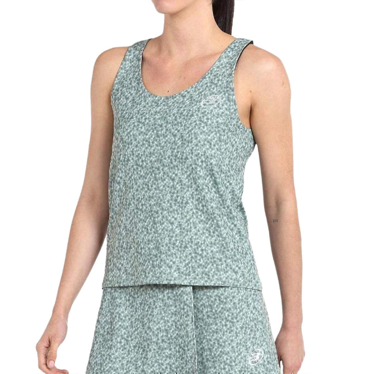 CAMISETA BULLPADEL BISAS MUJER VERDE