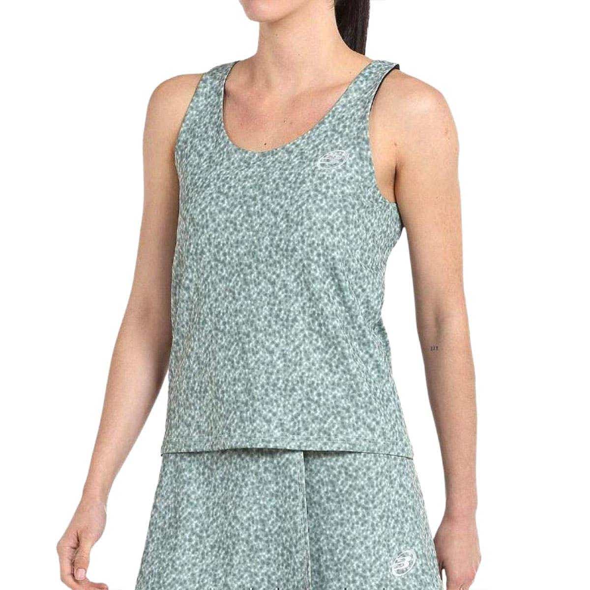 CAMISETA BULLPADEL BISAS MUJER VERDE