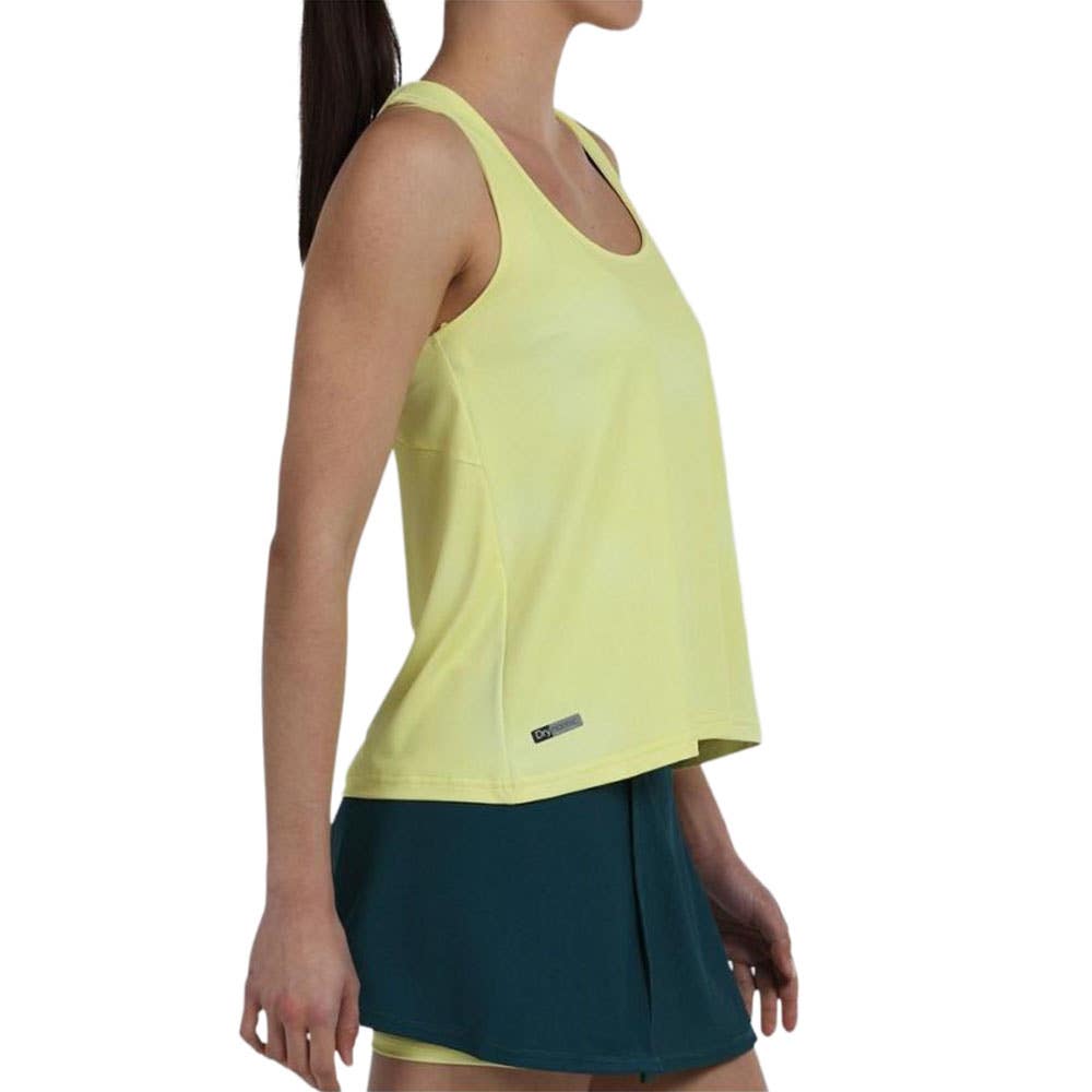CAMISETA BULLPADEL OIDIO MUJER AMARILLO