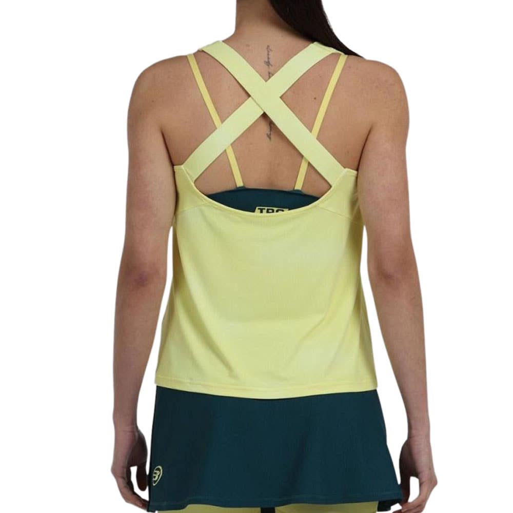 CAMISETA BULLPADEL OIDIO MUJER AMARILLO