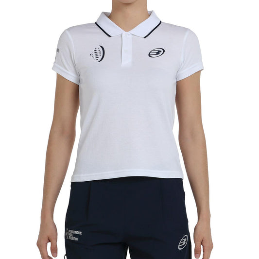 POLO BULLPADEL FIP EXILOB MUJER BLANCO