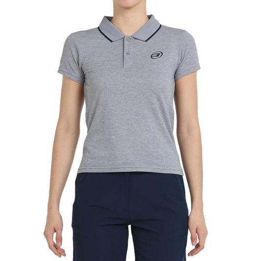 POLO BULLPADEL FIP EXILOB MUJER GRIS