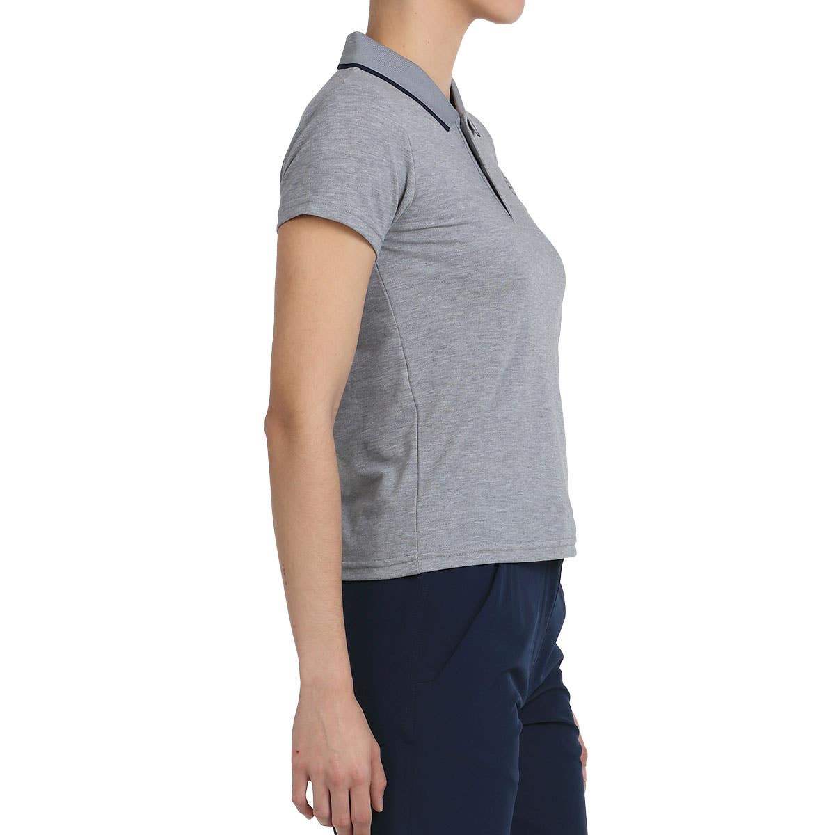 POLO BULLPADEL FIP EXILOB MUJER GRIS