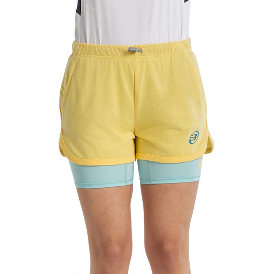 SHORT BULLPADEL BAILO MUJER AMARILLO