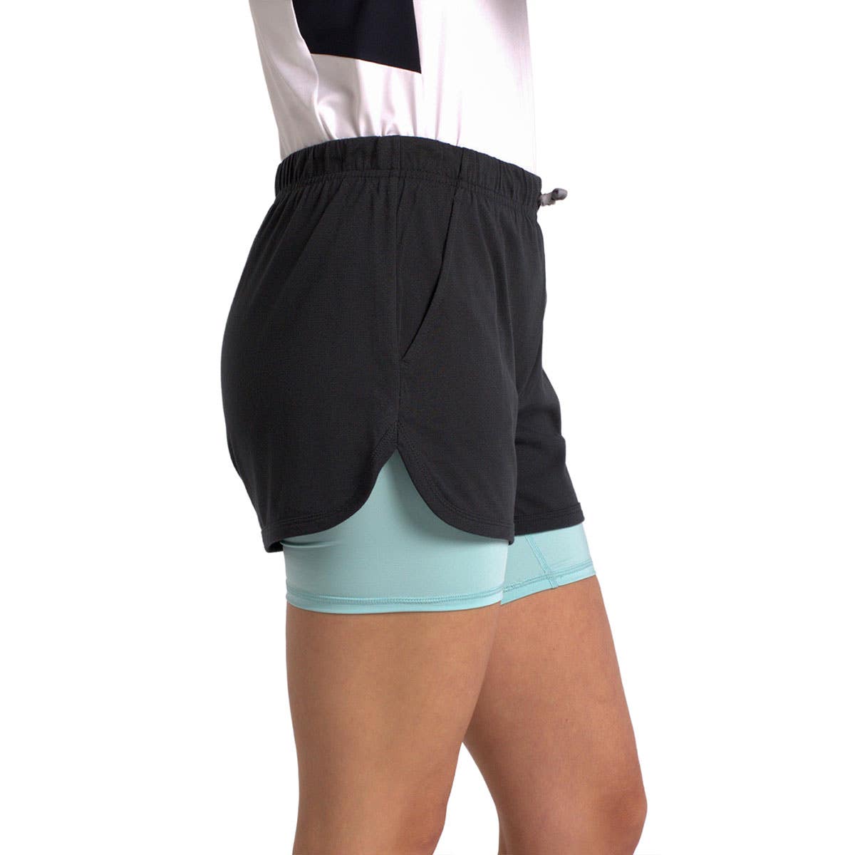 SHORT BULLPADEL BAILO MUJER NEGRO