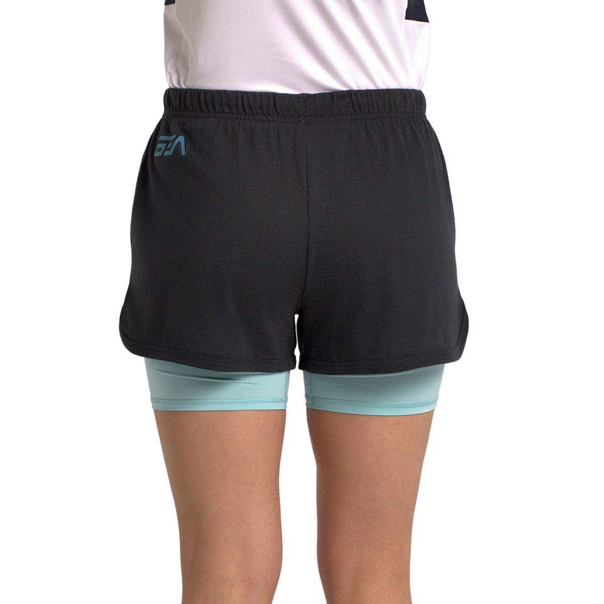 SHORT BULLPADEL BAILO MUJER NEGRO