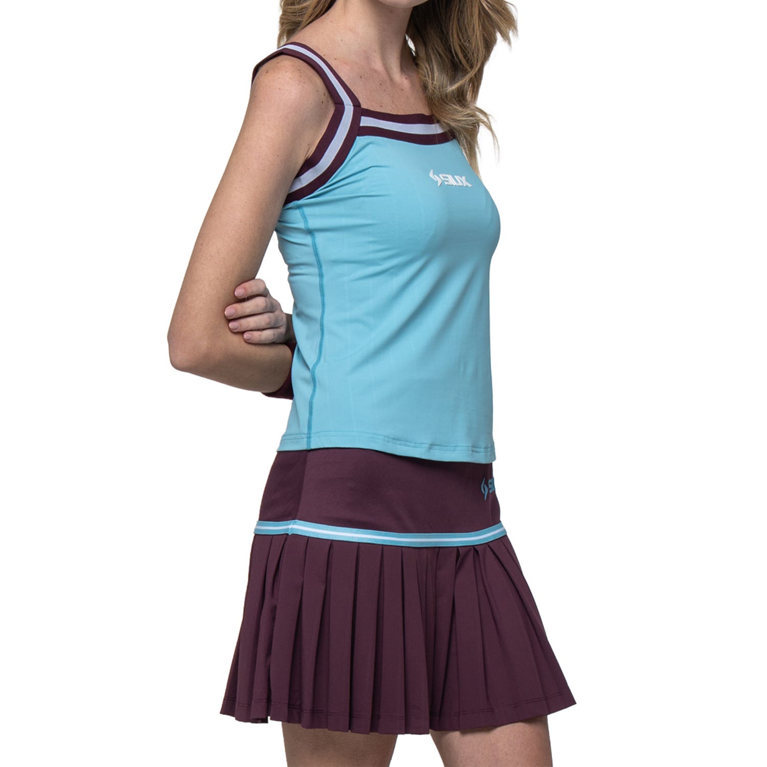 CAMISETA SIUX APEX 26 MUJER AZUL CELESTE