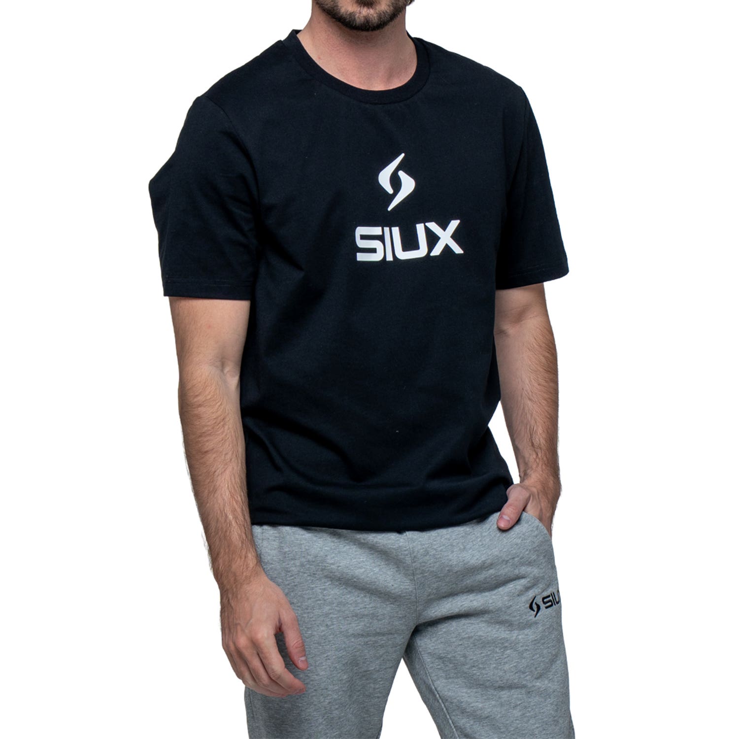 CAMISETA SIUX BASIC 26 NEGRO
