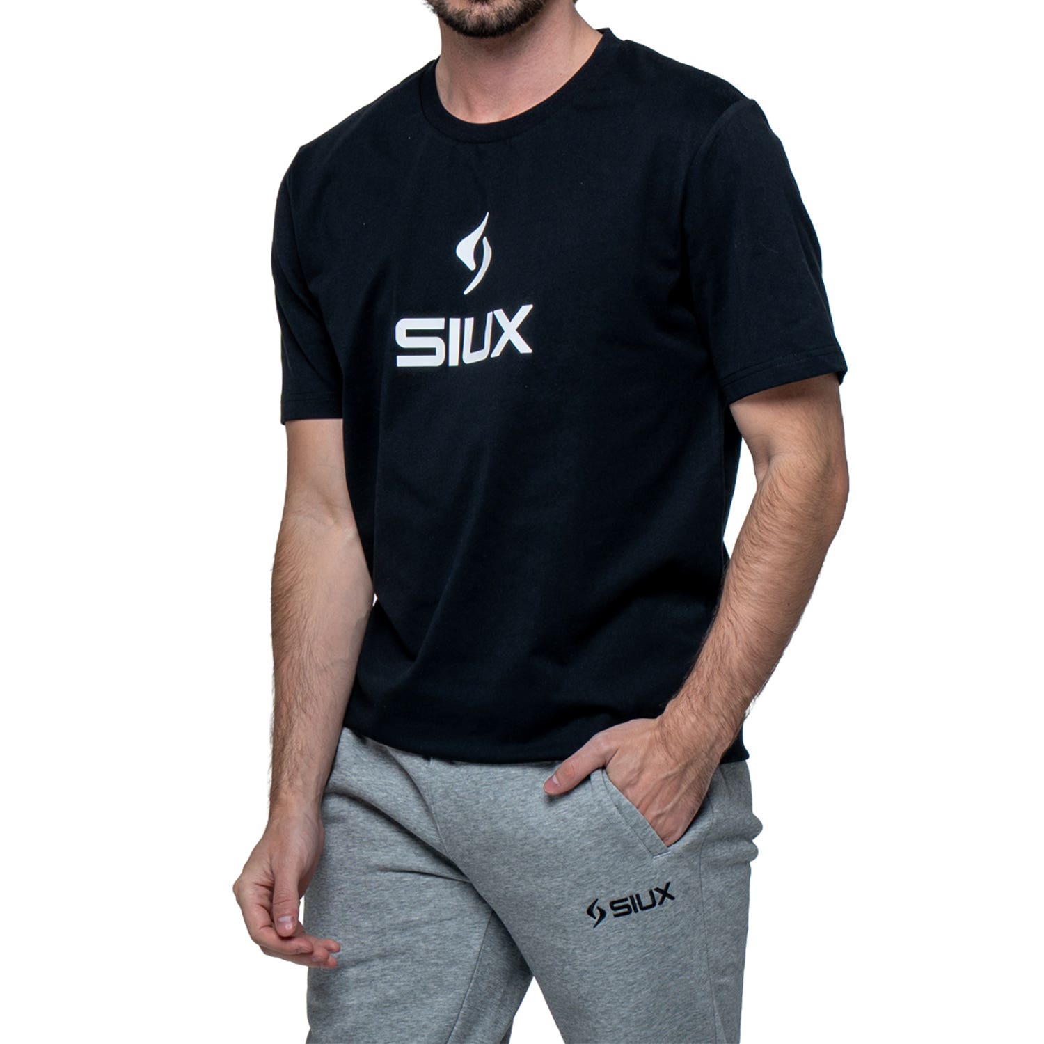 CAMISETA SIUX BASIC 26 NEGRO