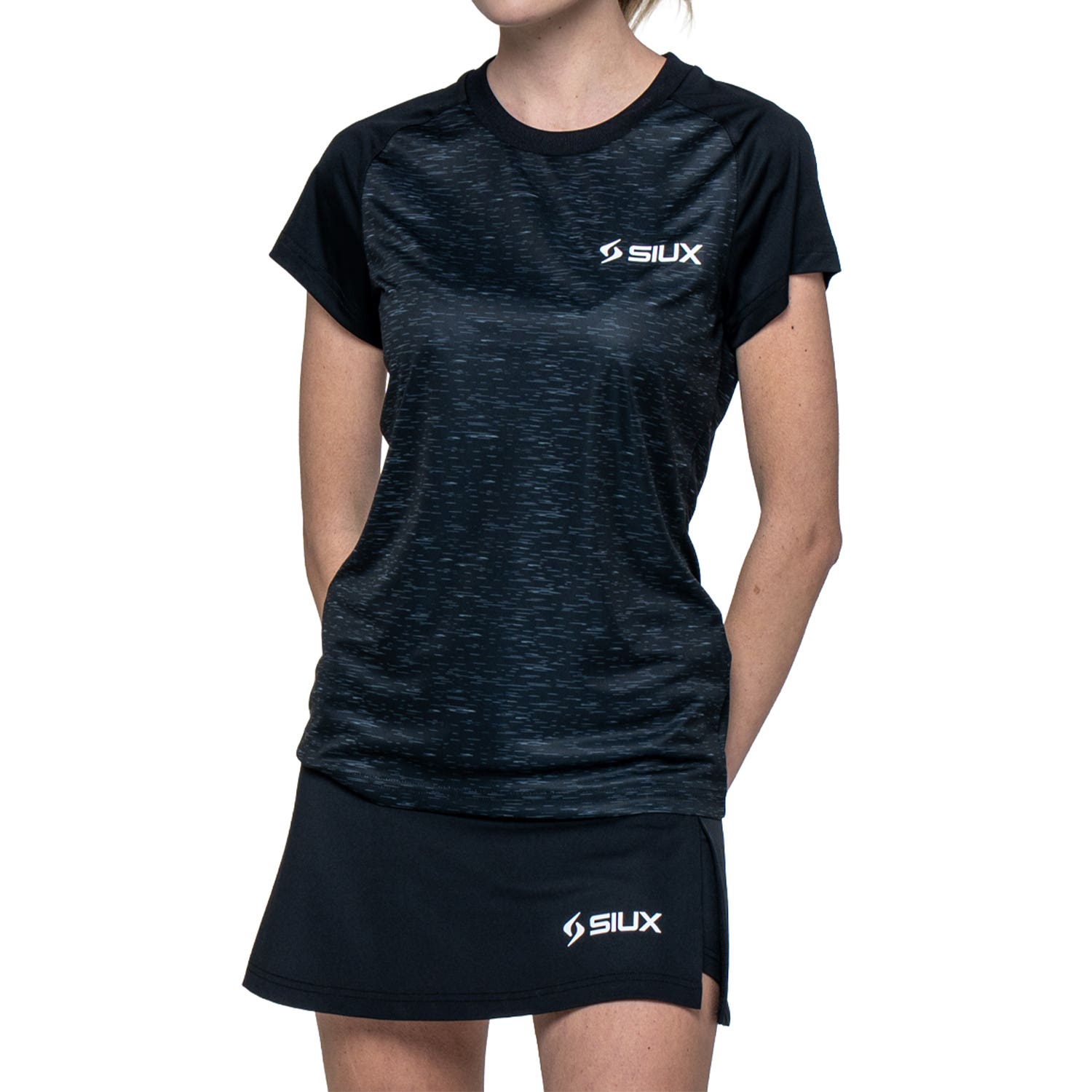 CAMISETA SIUX CLUB 26 MUJER NEGRO