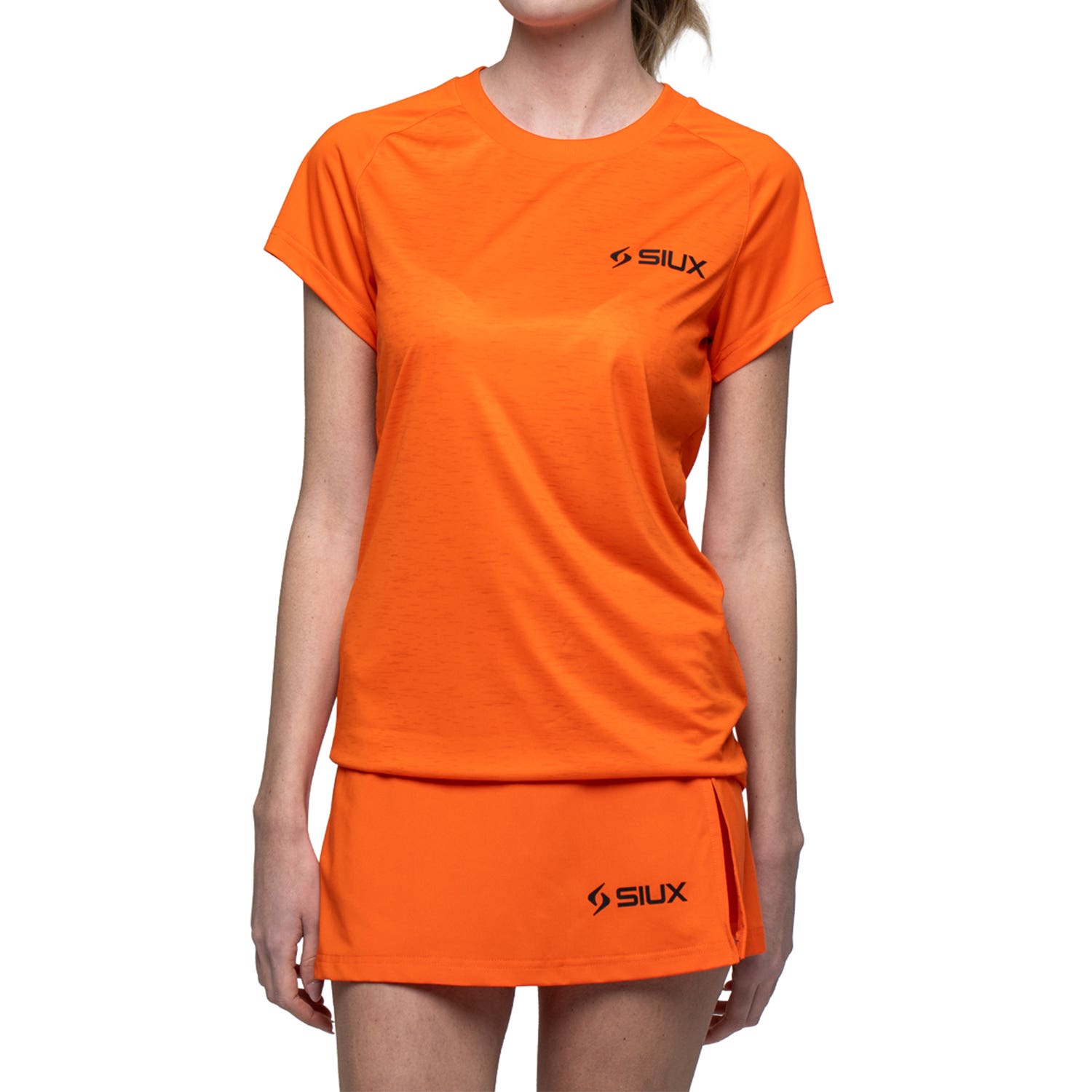 CAMISETA SIUX CLUB 26 MUJER NARANJA