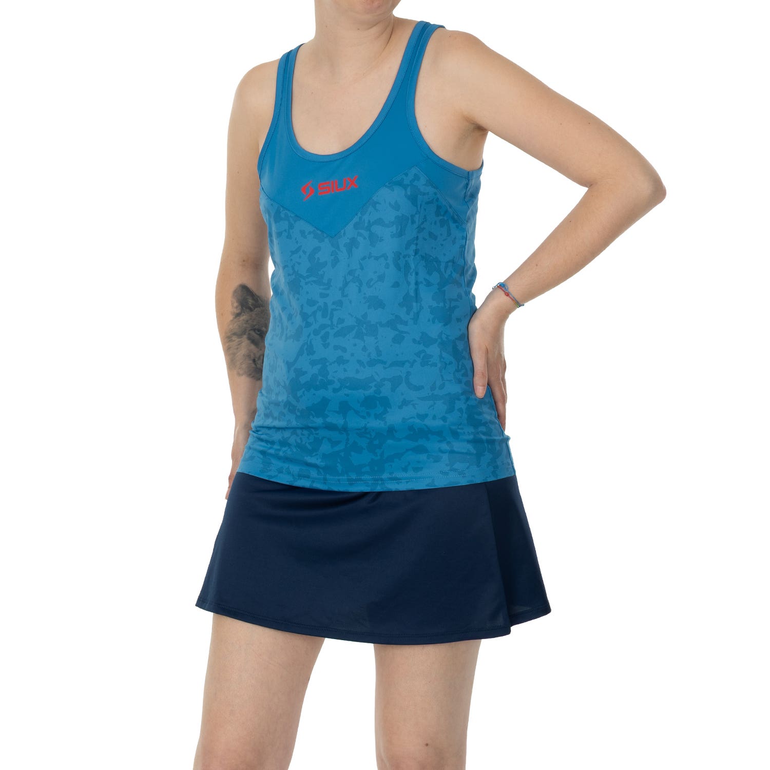 CAMISETA SIUX CYBER 26 MUJER AZUL