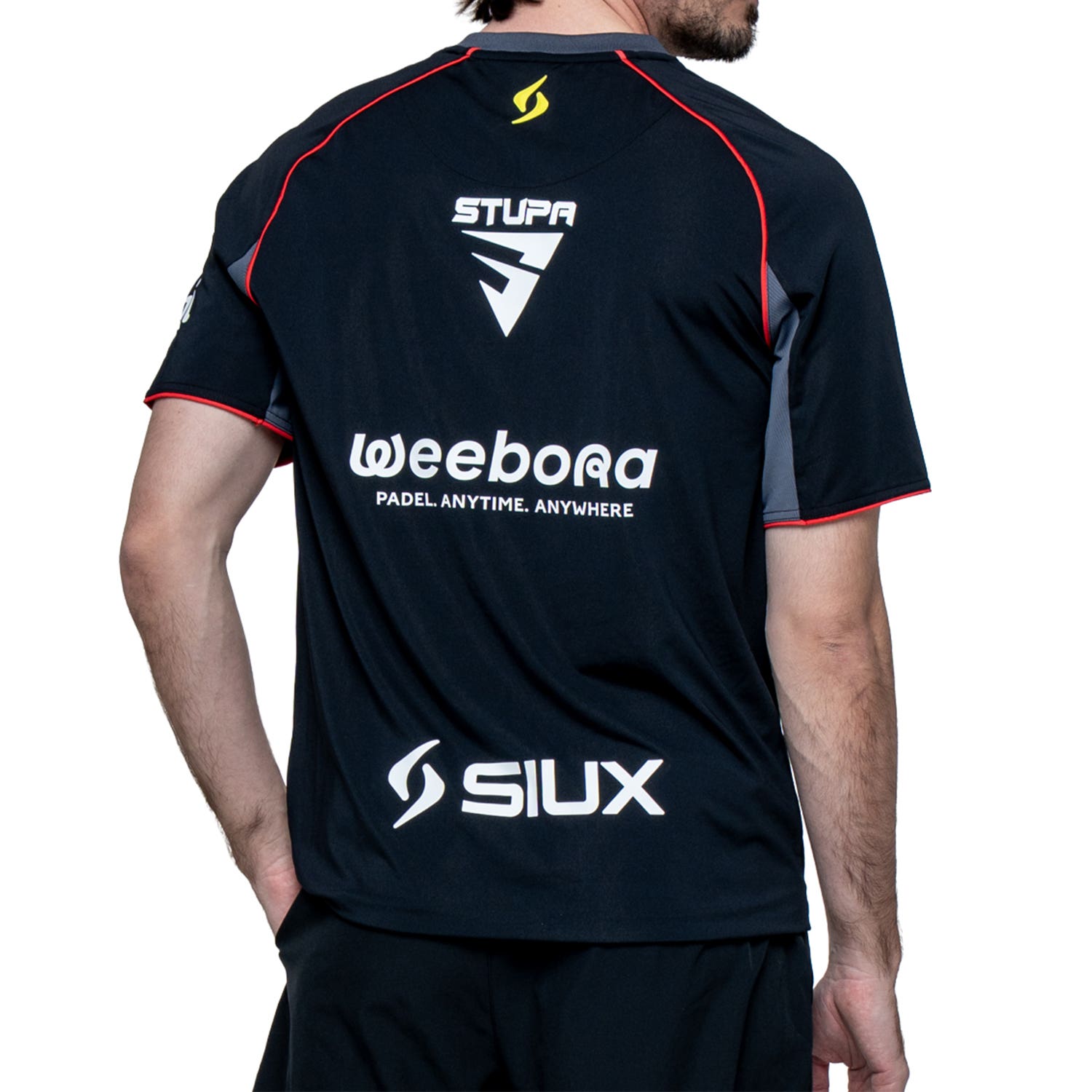 CAMISETA SIUX ELECTRA X STUPA 26 NEGRO