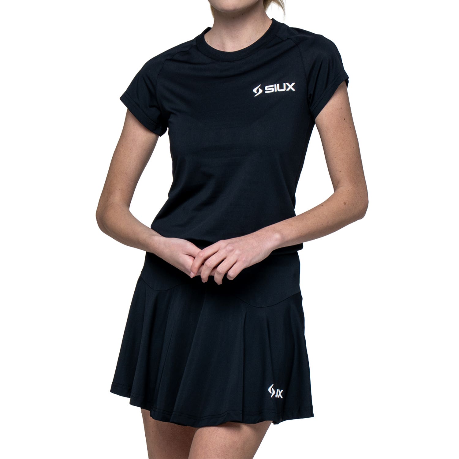 CAMISETA SIUX MATCH 26 MUJER NEGRO