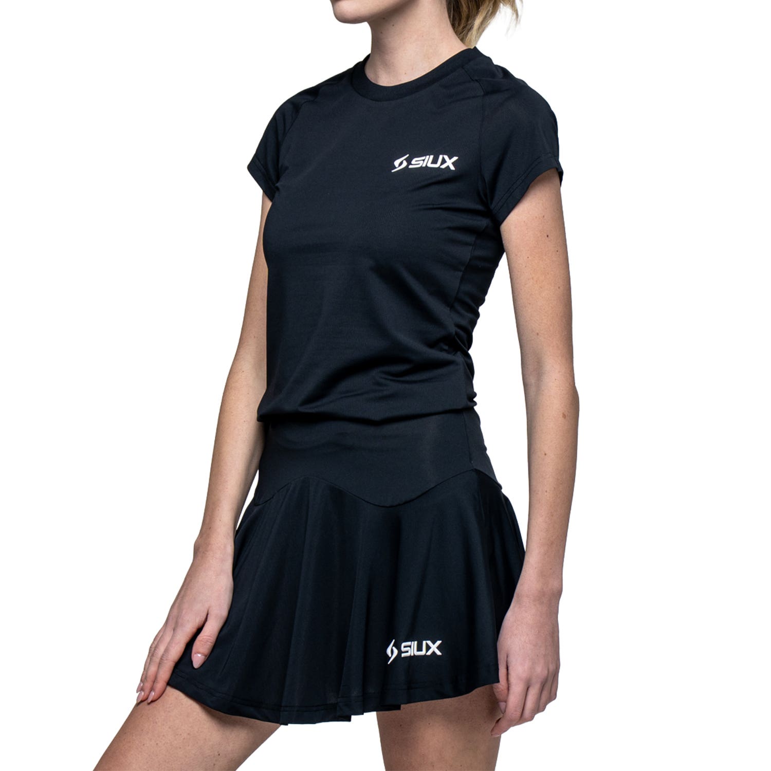 CAMISETA SIUX MATCH 26 MUJER NEGRO