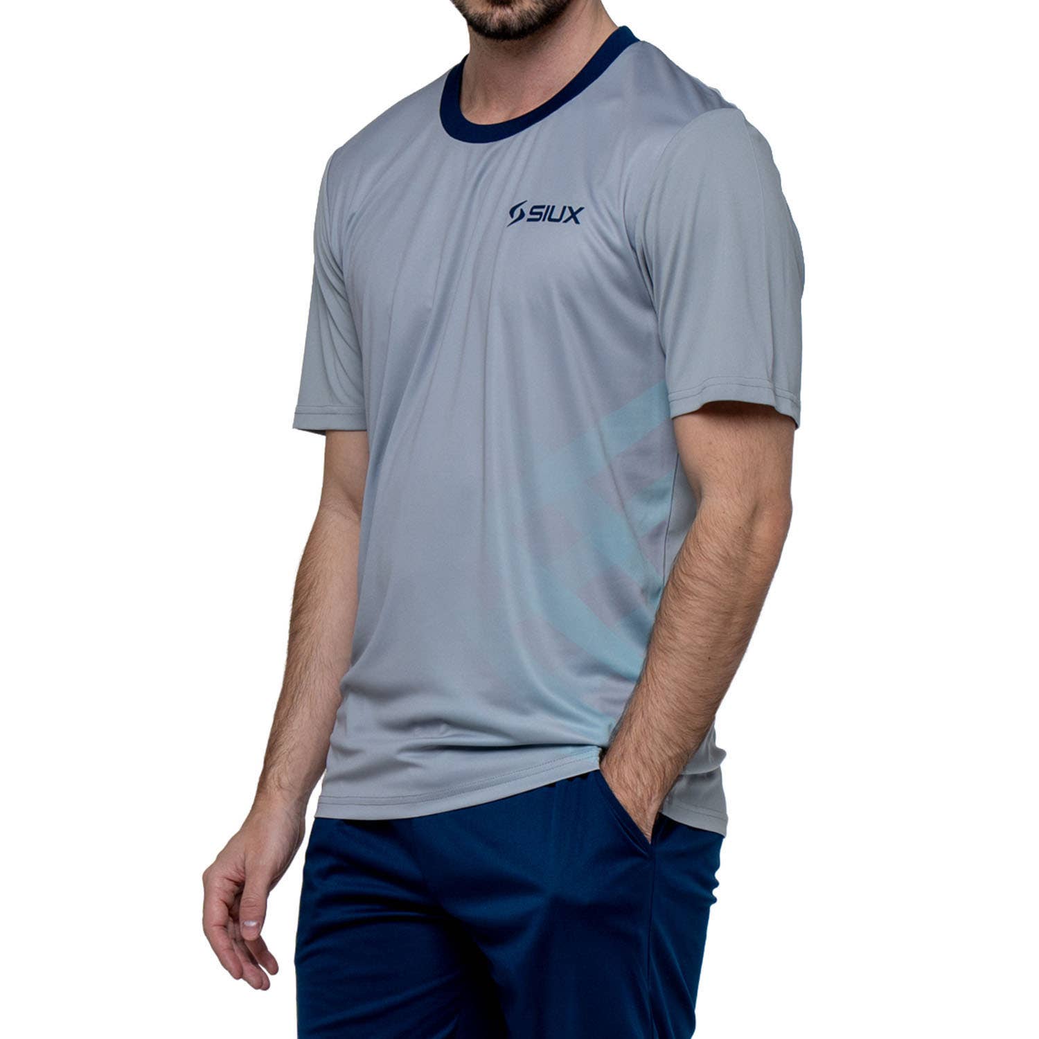CAMISETA SIUX WAVE 26 GRIS