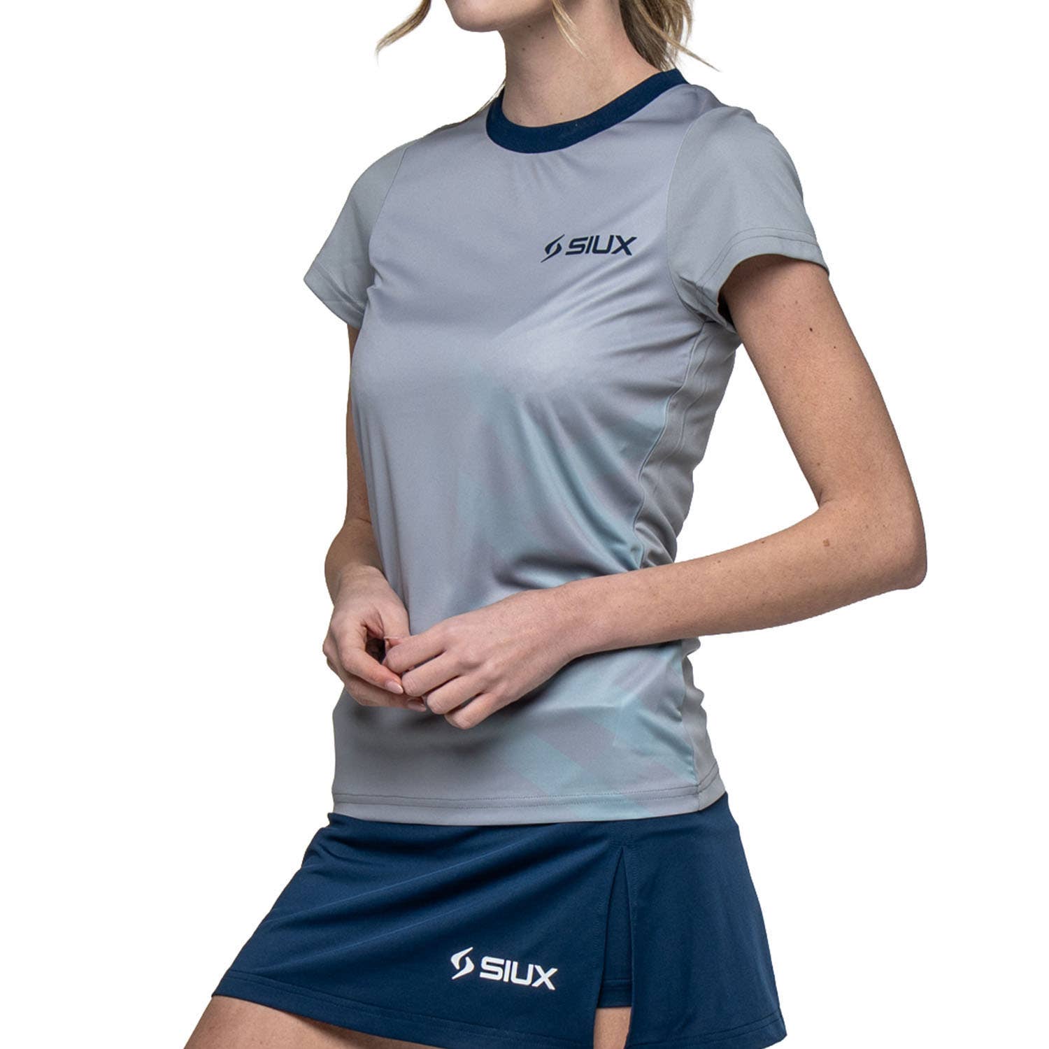 CAMISETA SIUX WAVE 26 MUJER GRIS
