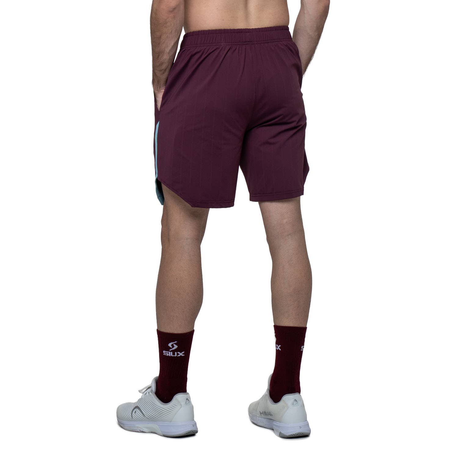 PANTALÓN CORTO SIUX APEX GRANATE