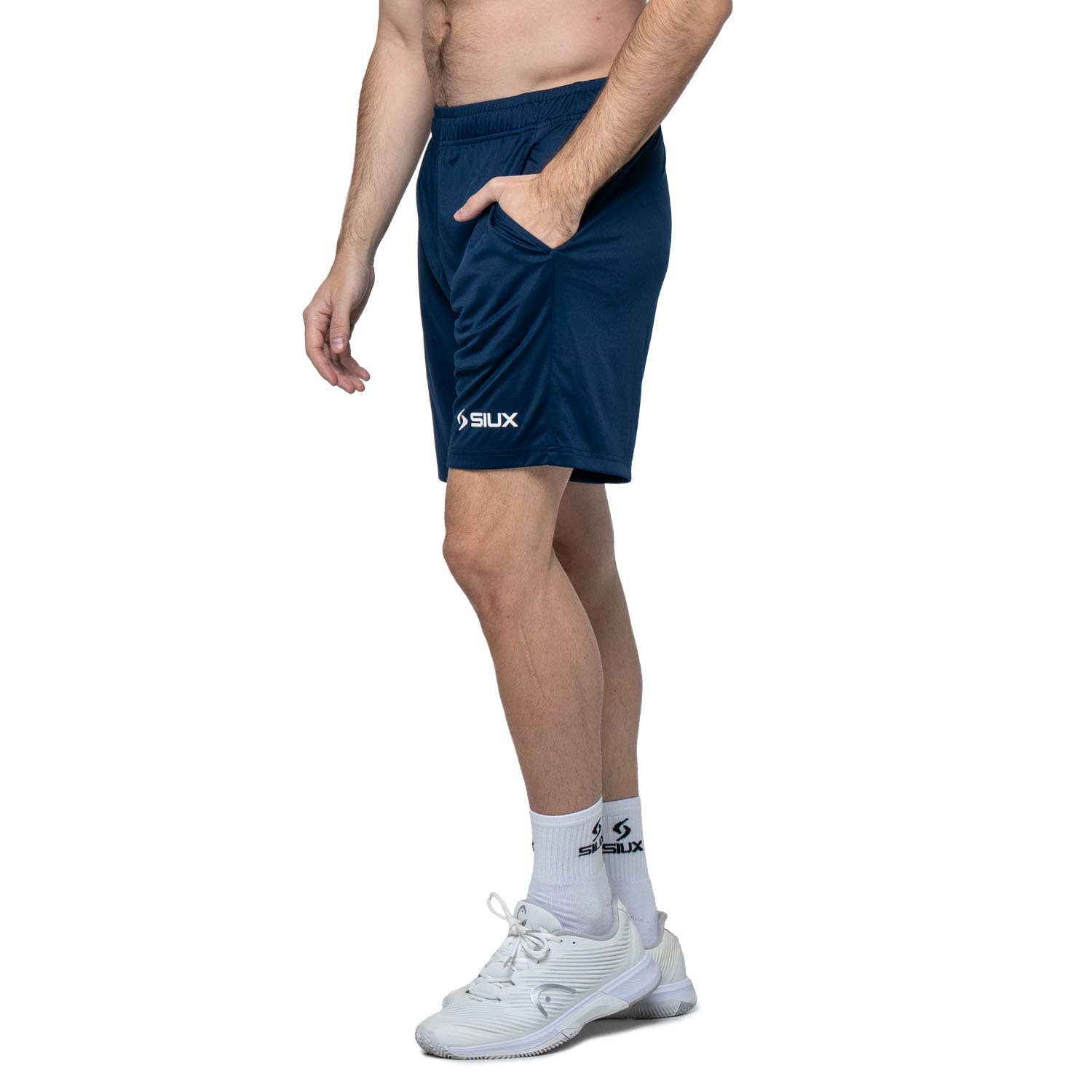PANTALÓN CORTO SIUX CLUB 26 AZUL MARINO