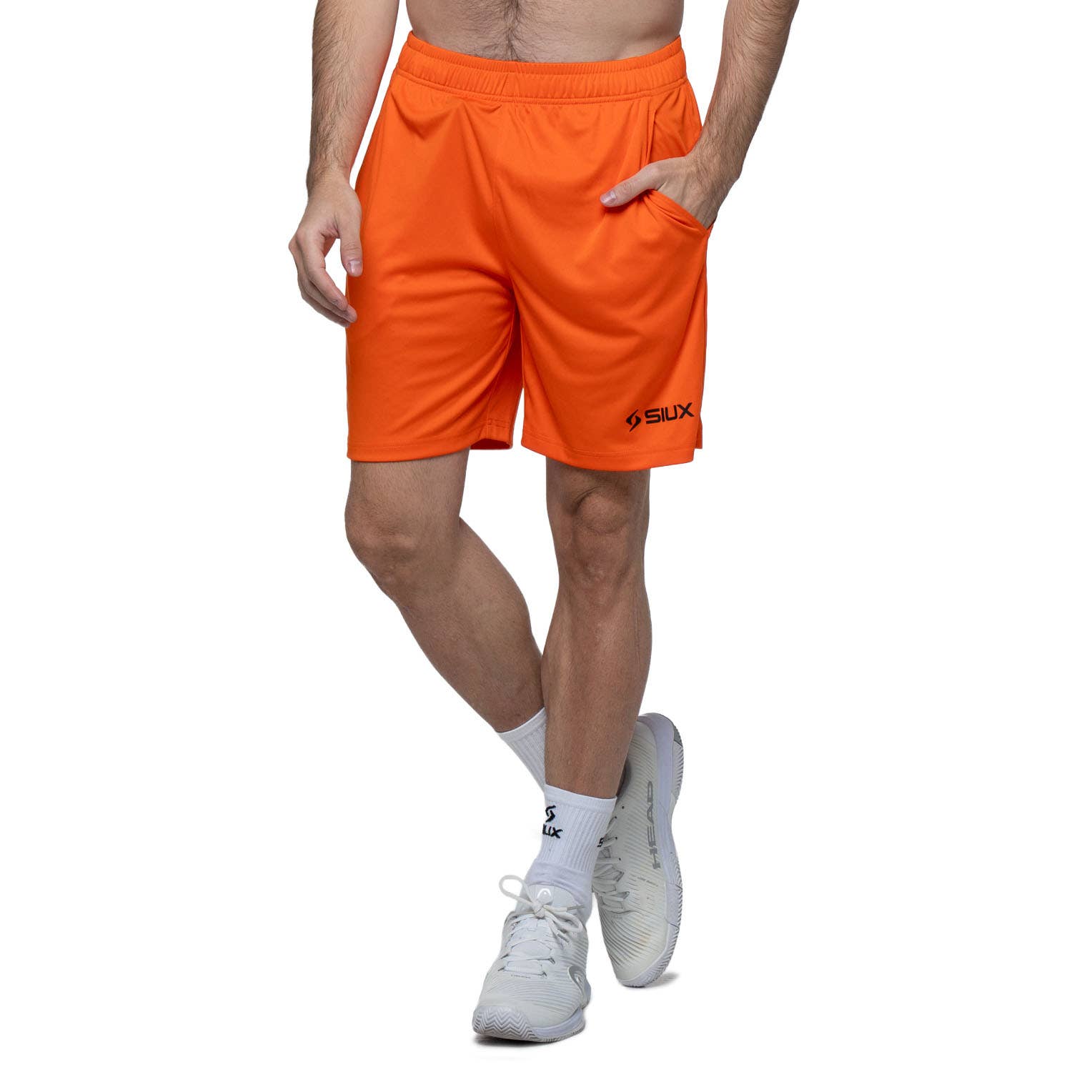 PANTALÓN CORTO SIUX CLUB 26 NARANJA
