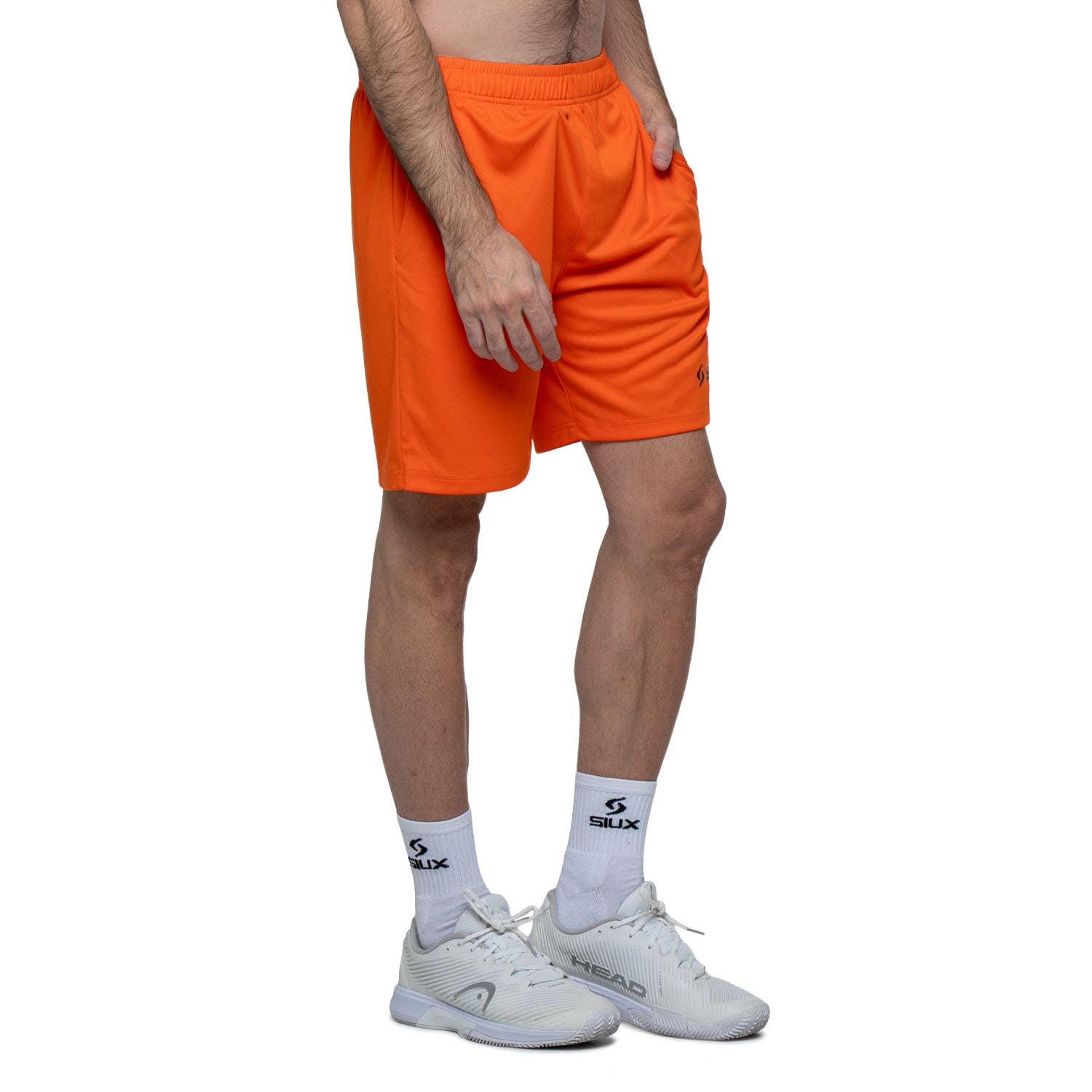 PANTALÓN CORTO SIUX CLUB 26 NARANJA