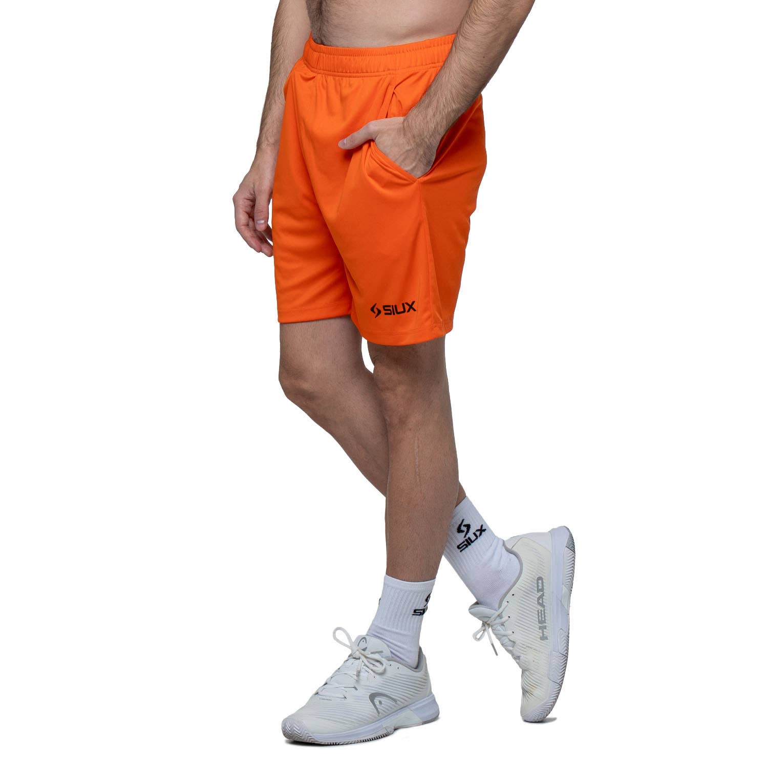 PANTALÓN CORTO SIUX CLUB 26 NARANJA
