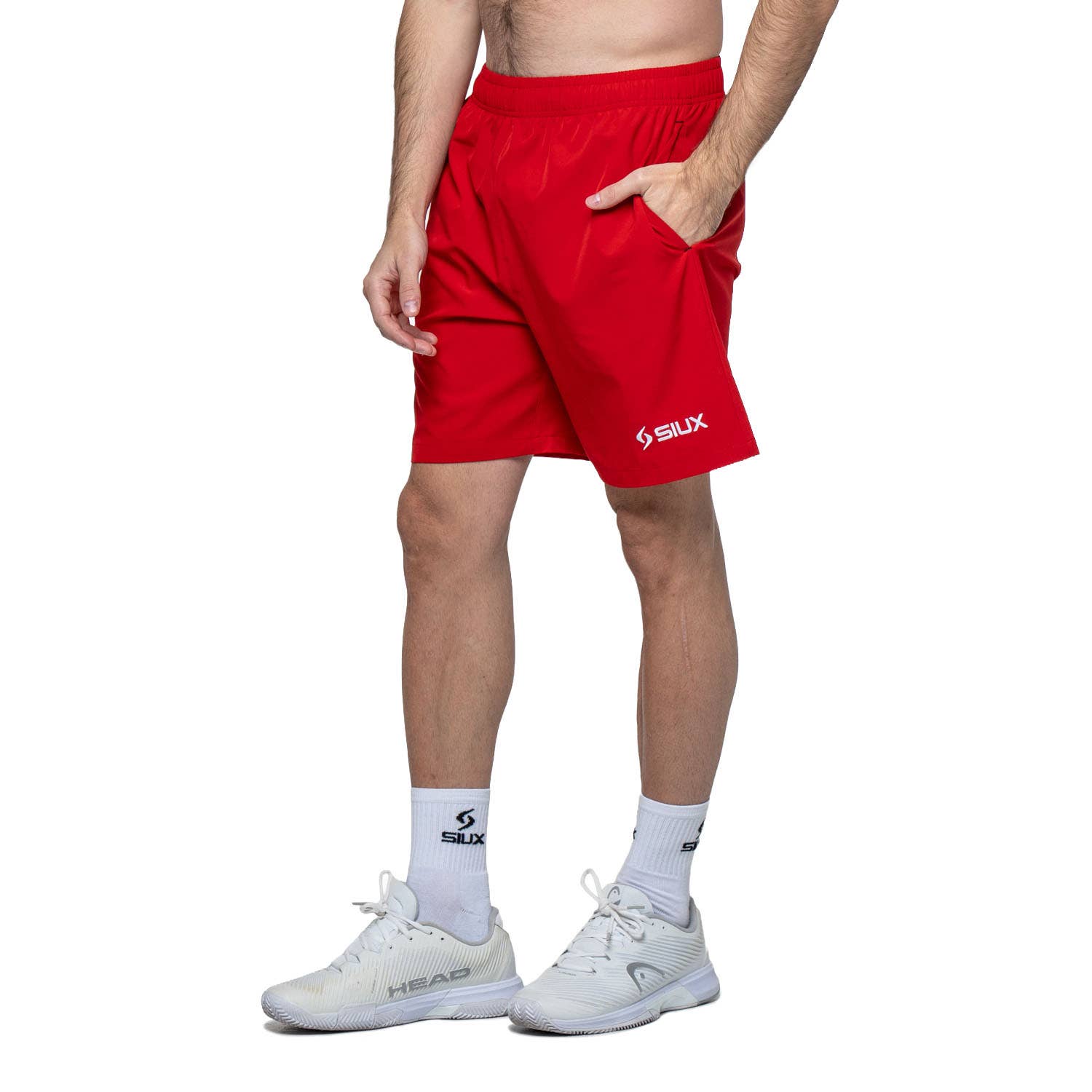 PANTALÓN CORTO SIUX MATCH 26 ROJO