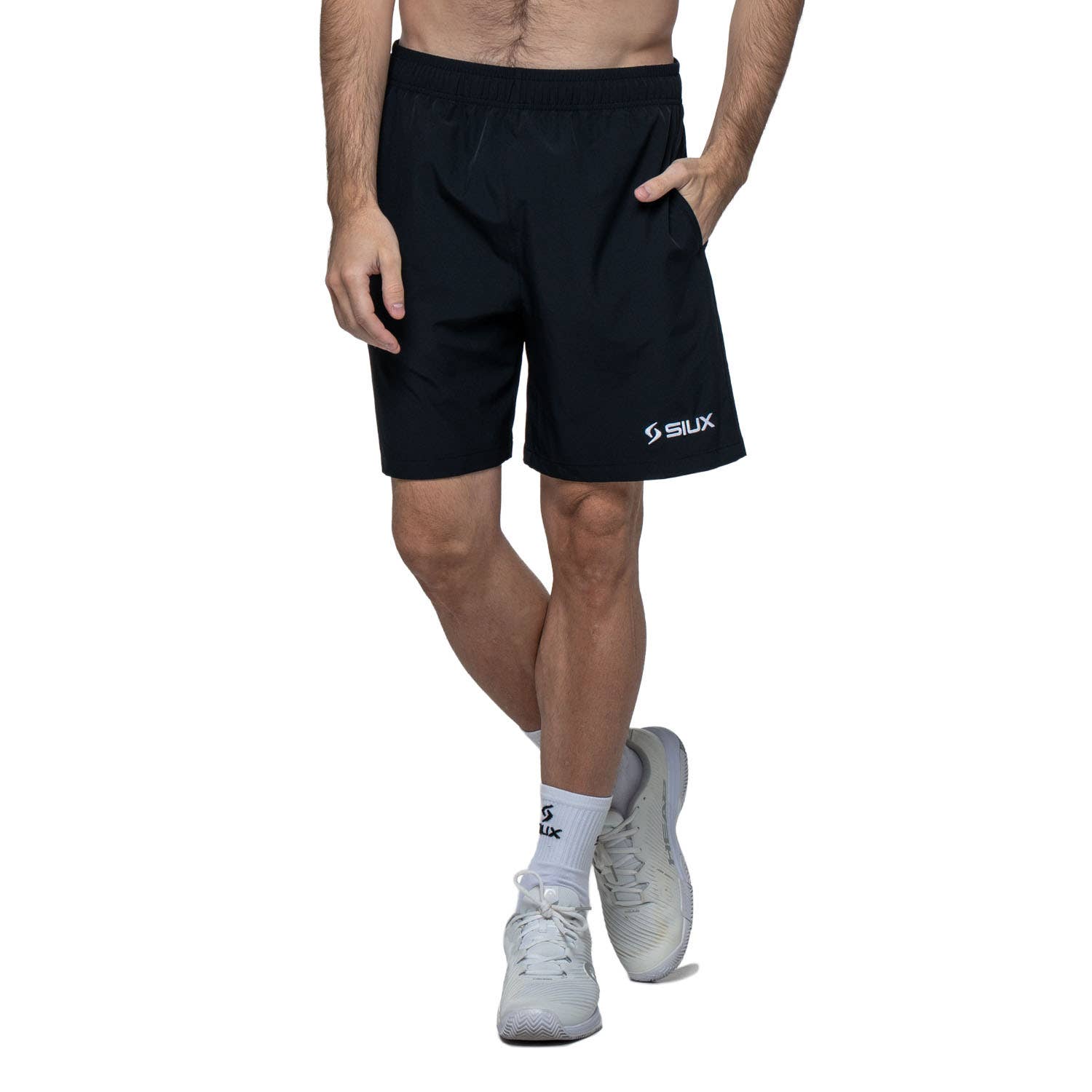 PANTALÓN CORTO SIUX MATCH 26 NEGRO